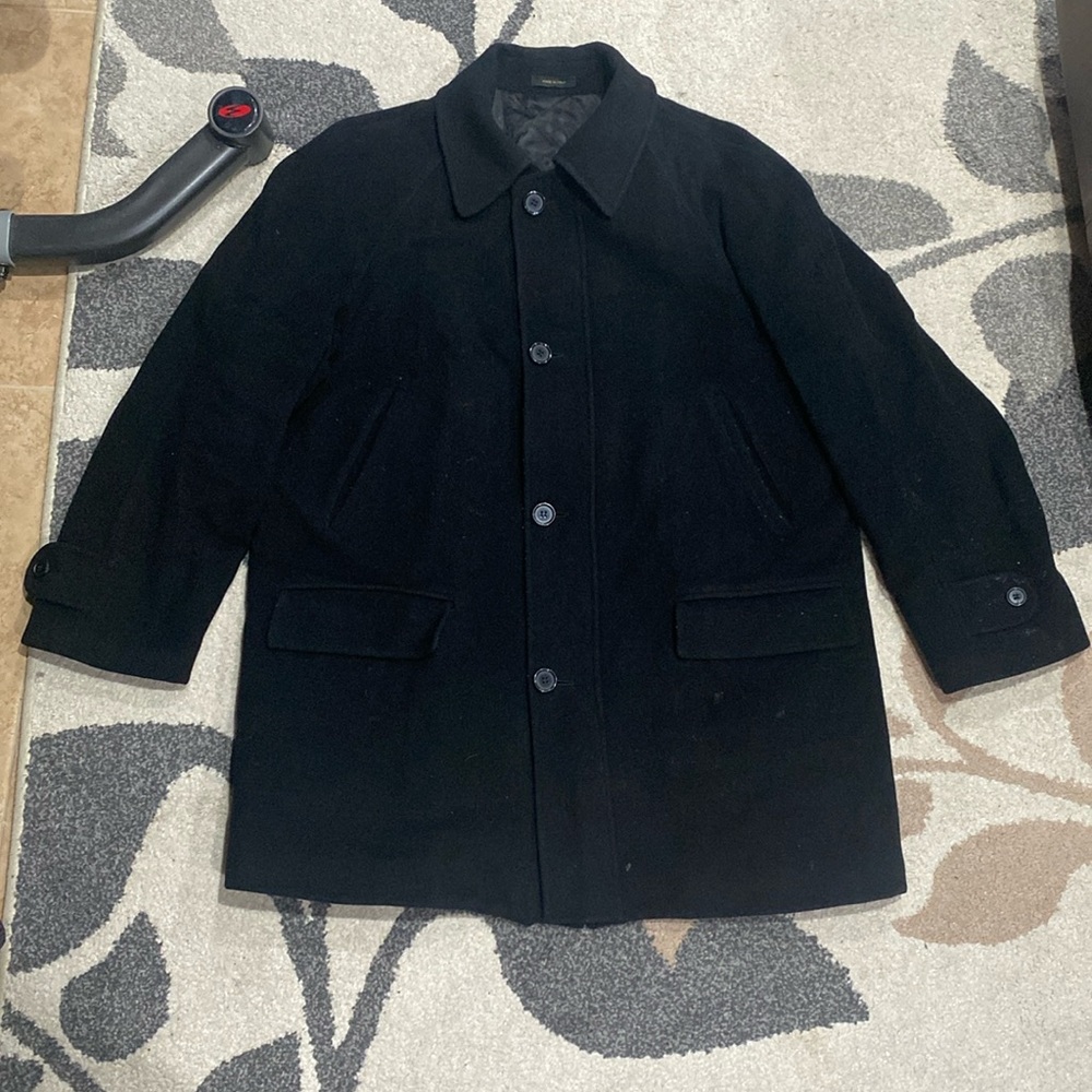Used warm wool and cashmere men’s jacket, size L